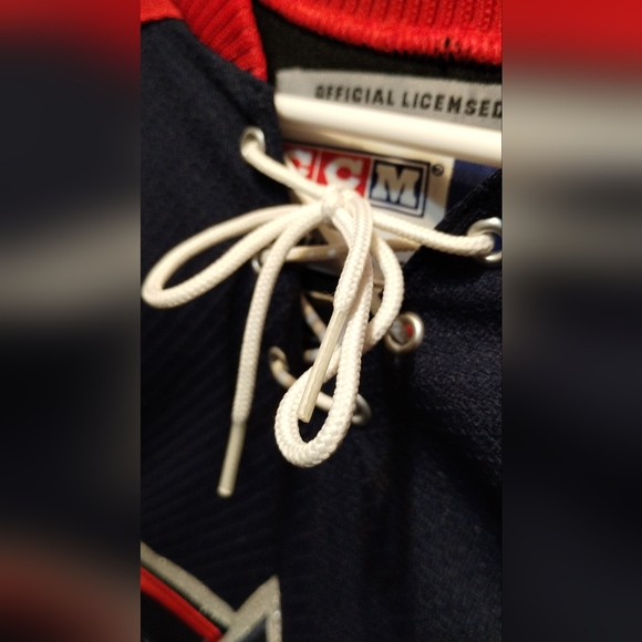 Vintage authentic Brand new with tag NHL Columbus Blue jackets jersey - Picture 2 of 10